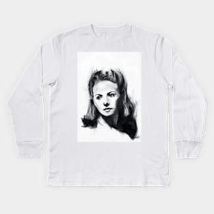 jeanne crain Kids Long Sleeve T-Shirt